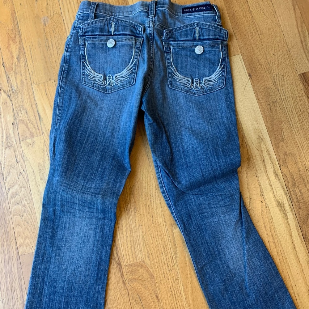 Rock & Republic Jeans Kendall Angel Wings size 6